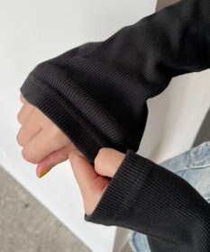 WEGO ヴィンテージライクレースアップトップス