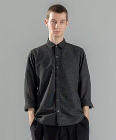 JOSEPH HOMME 新型・新素材【軽量/通気性/清涼感/洗える/ストレッチ】レノクロスストレッチ　7分袖レギュラーカラーシャツ