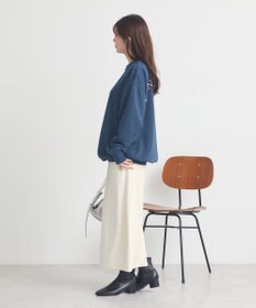 earth music&ecology サイドリブロゴスウェット