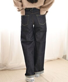 caqu modern baggy ワイドシルエットデニムパンツ