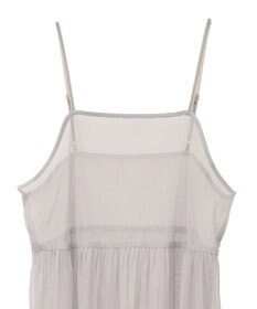 earth music&ecology チュールティアードキャミワンピース