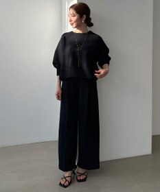 UNFILO 【11サイズ展開】 BEAUTY MOVE タックワイドパンツ