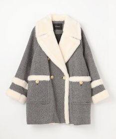 GRACE CONTINENTAL ボアカラーPコート