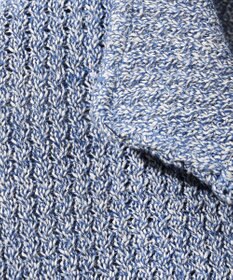 JOSEPH ABBOUD 【和紙使用エコ素材/日本素材/軽量/通気性/速乾性】和紙ムリネ ニット ジャケット