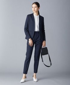 ICB 【洗える】37.5TRストレッチ テーパードパンツ