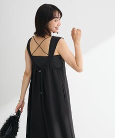 Green Parks 接触冷感麻調ゆったりサロペット