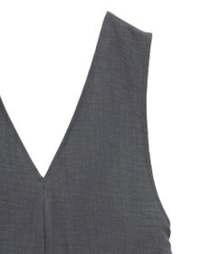 Green Parks 接触冷感麻調ゆったりサロペット