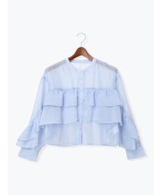 Te chichi シアーフリルティアードブラウス