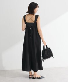 Green Parks 接触冷感麻調ゆったりサロペット