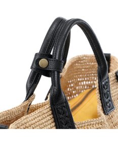 IBIZA ラフィア　２ＷＡＹバッグ　（Ｌ）
