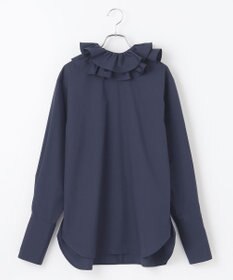 #Newans 【マシンウォッシャブル】ピエロラッフルカラーシャツ