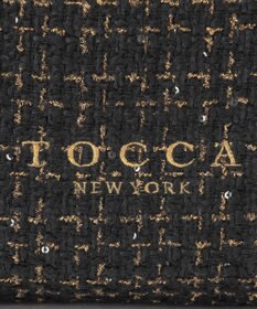 TOCCA 【ヨンア×大人百花×TOCCAコラボカラー有り】PRECIOUS WAVES BAG WITH POUCH ポーチ付きトートバッグ