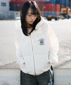 WEGO 【ユニセックス着用ITEM】ワッフルZIPパーカー