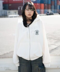 WEGO 【ユニセックス着用ITEM】ワッフルZIPパーカー