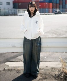 WEGO 【ユニセックス着用ITEM】ワッフルZIPパーカー