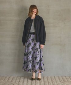 GRACE CONTINENTAL ナイロンパディングブルゾン