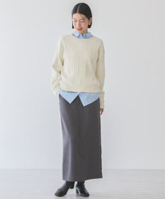 AMERICAN HOLIC バイパチケーブルニットプルオーバー