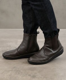 Pointer 本革軽量サイドゴアステッチショートブーツ