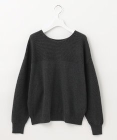 23区 【前後着用可能】コットンカシミヤ ニット