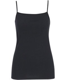 Wing インナー オーガニックコットン100％(身生地) ブラがひびきにくい 【綿の贅沢 オーガニック リブタイプ】 キャミソール EL1061 ウイング／ワコール