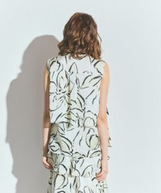 GRACE CONTINENTAL プリントレイヤードノースリーブ