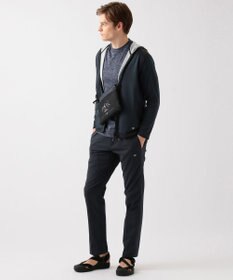 JOSEPH ABBOUD MOUNTAIN スラブシャンブレーストレッチ パンツ