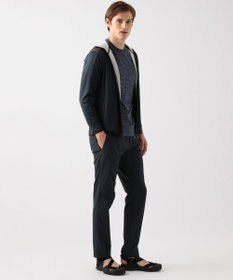 JOSEPH ABBOUD MOUNTAIN スラブシャンブレーストレッチ パンツ