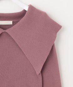 ANY SIS 【洗える】ビックカラーリブ ニット