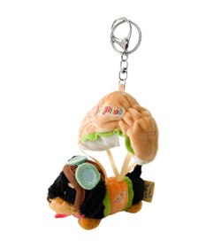 WEGO パイロットドッグぬいぐるみキーホルダー