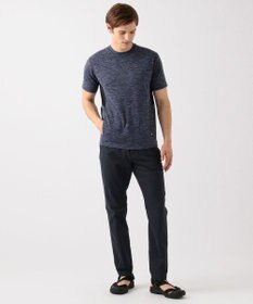 JOSEPH ABBOUD MOUNTAIN スラブシャンブレーストレッチ パンツ