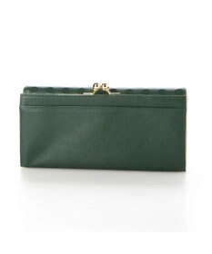 UNBILLION perche 牛革×ハラコ風ドットダブルかぶせ長財布