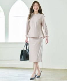 ANY 【洗濯機可/ストレッチ/ウエストゴム/セットアップ可】イージーケアタイトスカート