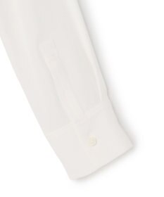 ICB L 【先行予約】 BackSatinAmunzen  異素材デザイン シャツブラウス