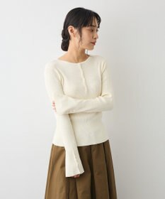CRAFT STANDARD BOUTIQUE ヘンリーネック袖フレアプルオーバー