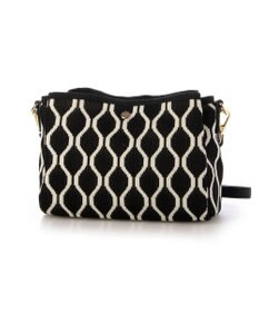 UNBILLION カシュカシュ cachecache / 柄アソートジャガード三つ口ショルダーバッグ