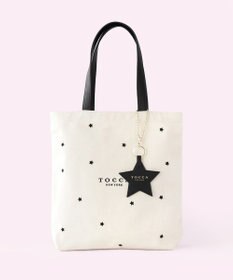 TOCCA 【chayさん着用】【WEB＆一部店舗限定・A4サイズ対応】LUCKY TWINKLE CANVASTOTE キャンバストートバッグ