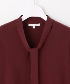 自由区 L レーヨンストレッチブラウスライク ニット