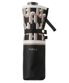 MOONBAT FURLA 折りたたみ傘 アーチロゴ