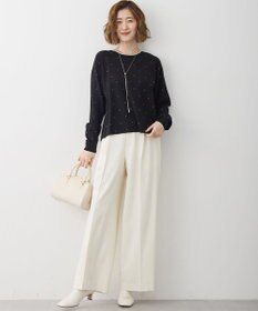 23区 L 【WEB＆一部店舗限定カラーあり/滝沢眞規子さん着用】クリスタルホットフィット ニット