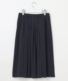 J.PRESS LADIES L 【洗える】ドットデシンプリント タック スカート