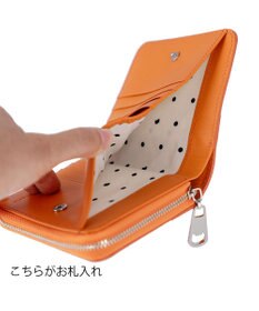 tsumori chisato CARRY ラックスtcネーム ラウンドファスナー 2つ折り財布