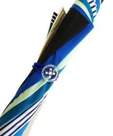 +RING レディース向け プラスリング 長傘60cm BLU T1279