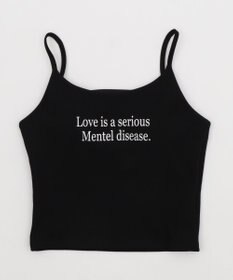 WEGO 【カップ付きインナー】グラフィックプリントカップインキャミ