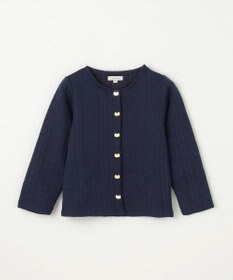 ANY KIDS ふくれジャガードカーディガン