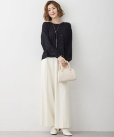 23区 L 【WEB＆一部店舗限定カラーあり/滝沢眞規子さん着用】クリスタルホットフィット ニット