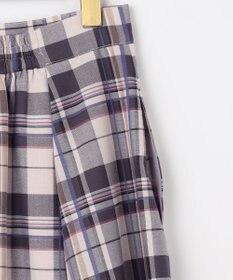 ANY SIS 【洗える】ライトカラーチェック スカート