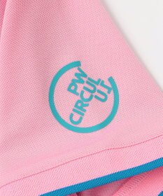 PW CIRCULUS 【WOMEN】【吸汗速乾/ストレッチ/UVケア】ベーシックカノコ スキッパー ポロシャツ ゴルフウェア レディース
