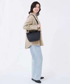 LeSportsac SMALL BUCKET TOTE/ラインデボスブラック