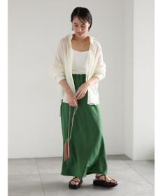 Te chichi バイアスサテンスカート