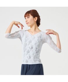 Chacott 【ノーソーイングニット】キシリトールシアーレース2Wayトップ